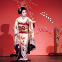 Dancing apprentice geisha